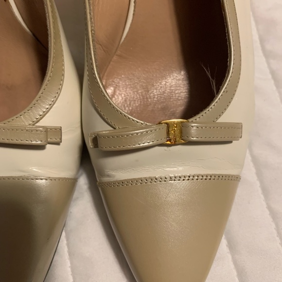 Salvatore Ferragamo sling back heels - Picture 3 of 9